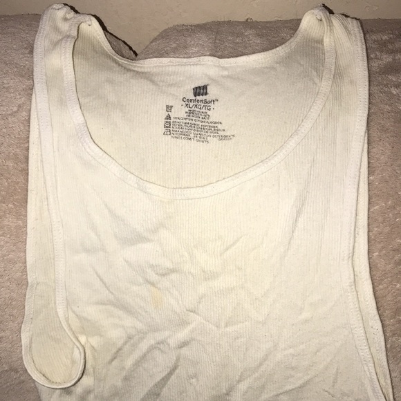 Hanes comfort soft XL white tank tops bundle of two 💕 - Picture 2 of 4